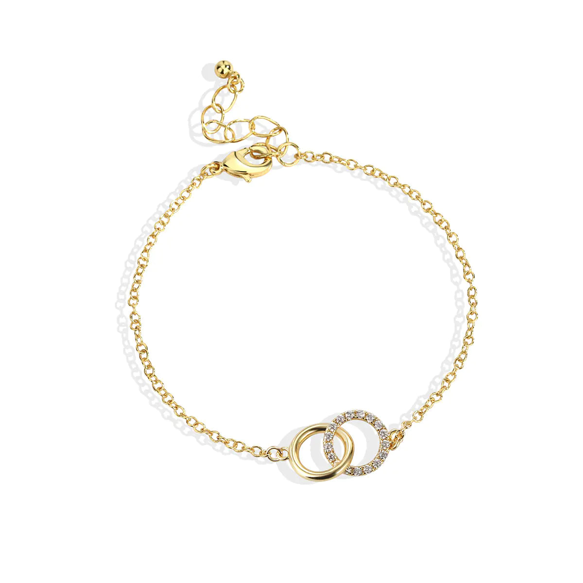 Genuine Gold Bracelet with Simple Copper Plating