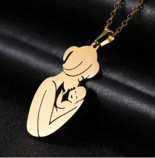 18k Gold Plated Mother's Love Necklace (One Piece)